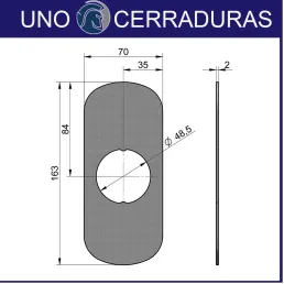 PLACA EMBELLECEDORA HOPLON...