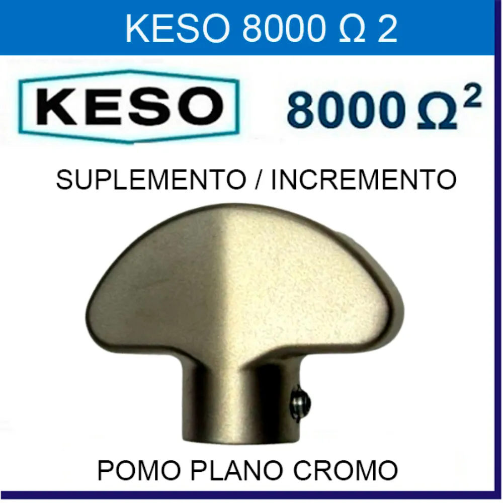 Keso Ride Classic KESO 8000 INCREMENTO POR POMO PLANO CROMO