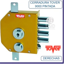 CERRADURA TOVER 9000 DERECHAS PINTADA CERRADURA TOVER 9000 DERECHAS PINTADA