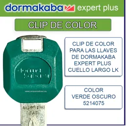 CLIP VERDE OSCURO DORMAKABA...