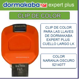 CLIP NARANJA OSCURO...