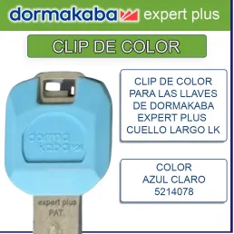 CLIP AZUL CLARO DORMAKABA...