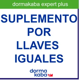 SUPLEMENTO Llaves Iguales KABA ExperT