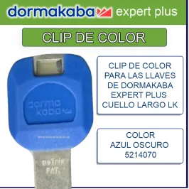 CLIP AZUL OSCURO DORMAKABA...