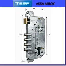 CERRADURA CENTRAL TESA TLB...