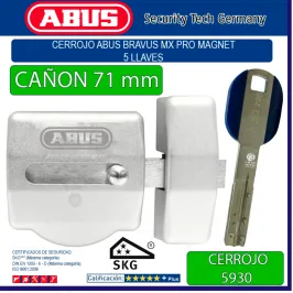 CERROJO ABUS 5930 BRAVUS MX...