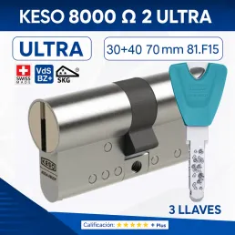 KESO 8000 OMEGA2 ULTRA 30+40:70 3 LLAVES 2026 KESO 8000 OMEGA2 ULTRA 30+40:70 3 LLAVES 2026