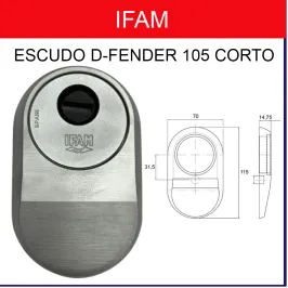 ESCUDO IFAM D-FENDER 105 CROMO