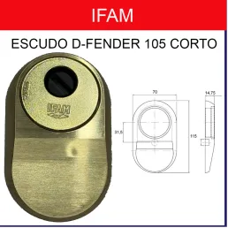 ESCUDO IFAM D-FENDER 105 ORO
