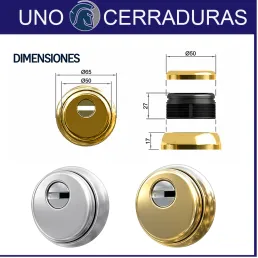 ESCUDO UNO TITAN ORO ACORAZADO