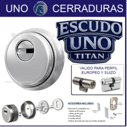 ESCUDO UNO TITAN CROMO...
