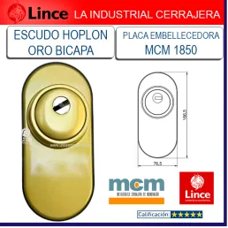ESCUDO LINCE HOPLON ORO...