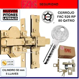 CERROJO FAC 926 RP/80 Q4TRO...