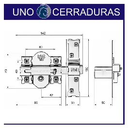 Cerrojo FAC 921-RP 80 KB...