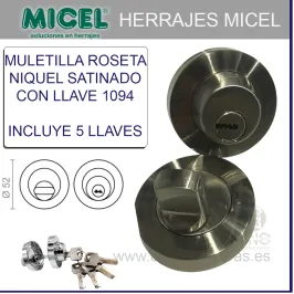 MULETILLA CERRADURA MICEL...