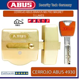CERROJO ABUS 4930 XELUS ORO...