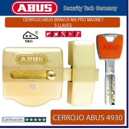 CERROJO ABUS 4930 XELUS ORO...