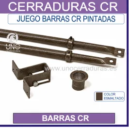 JUEGO BARRAS CERRADURA CR PINTADA