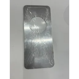 PLACA EMBELLECEDORA 180x80x2mm DESCENTRADA CROMO