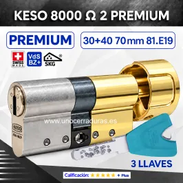 KESO 8000 Omega2 PREMIUM 30+40:70mm POMO ORO 81.E19.080